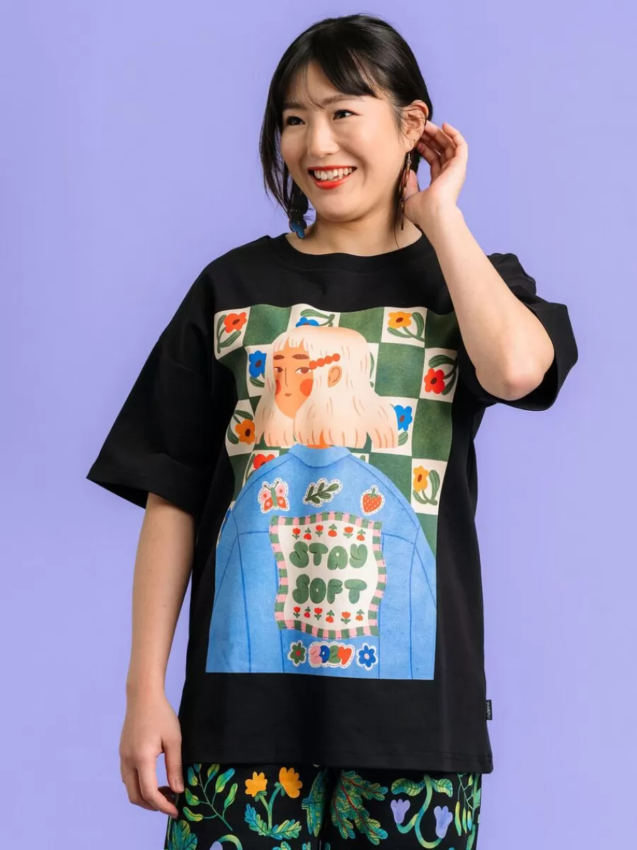 Queen T-Paita, Stay Soft>Aarre Sale