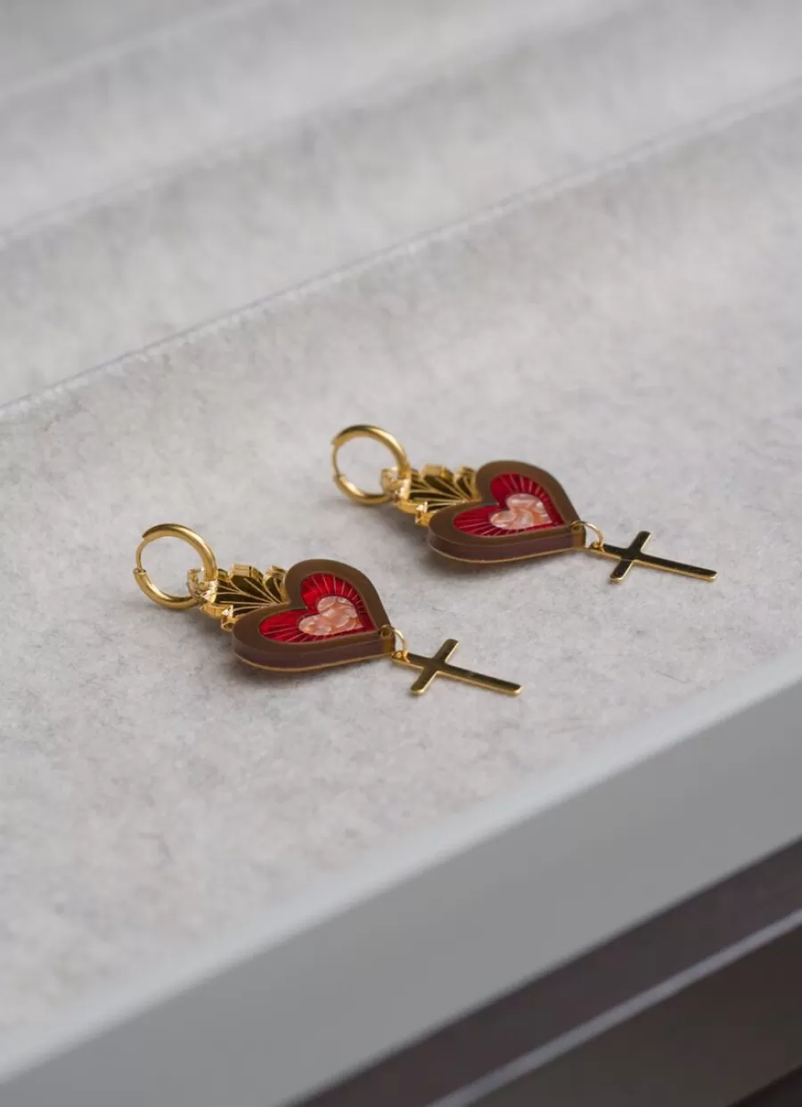 Hearts Korvakorut Ristilla>Butoni Shop