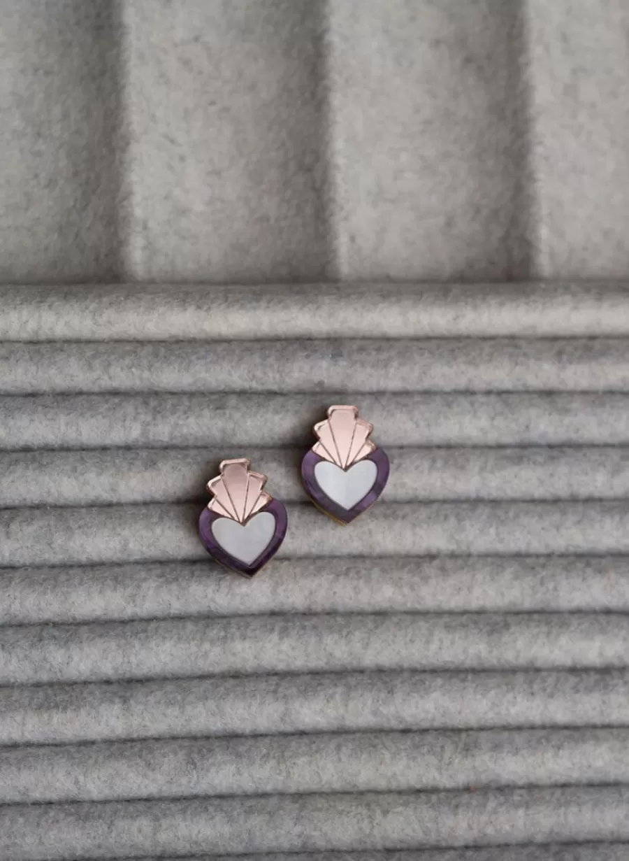 Hearts Nappikorvakorut, Violetti>Butoni Discount