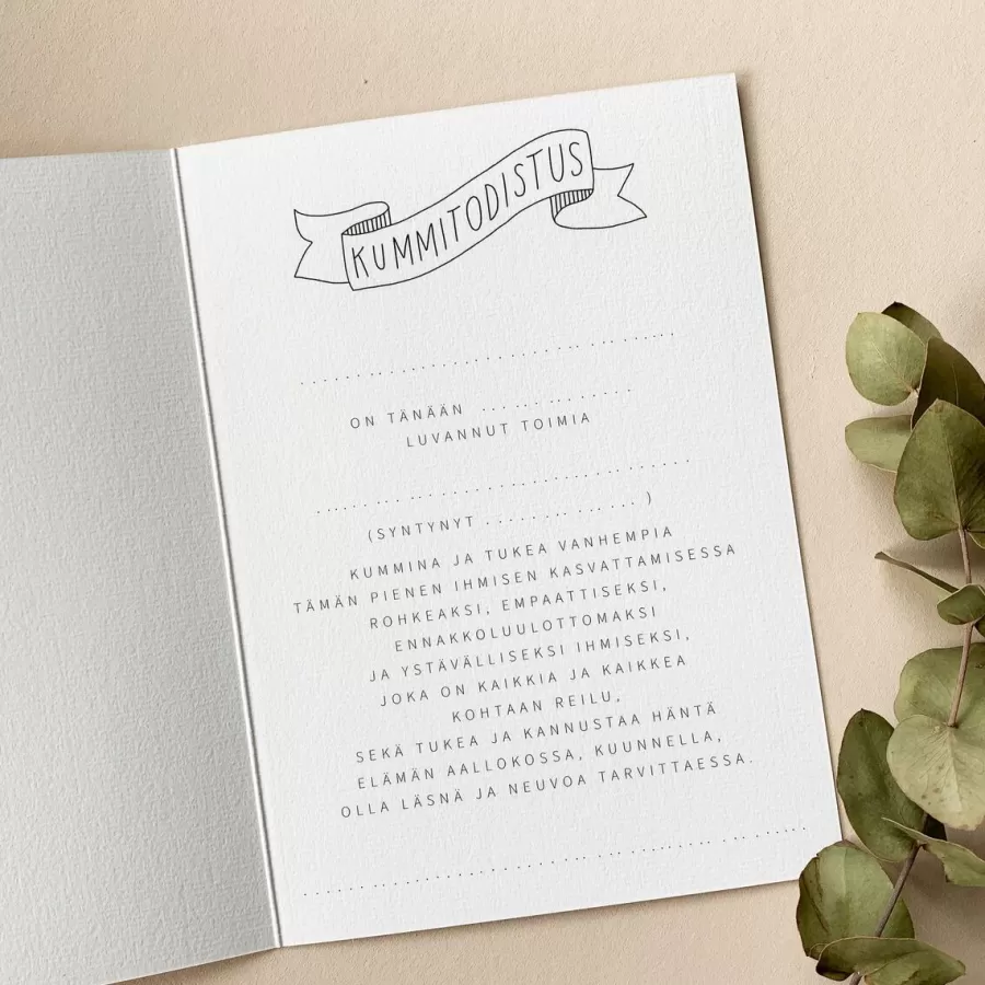 Kummitodistus, Beige>Helle Visuals Store