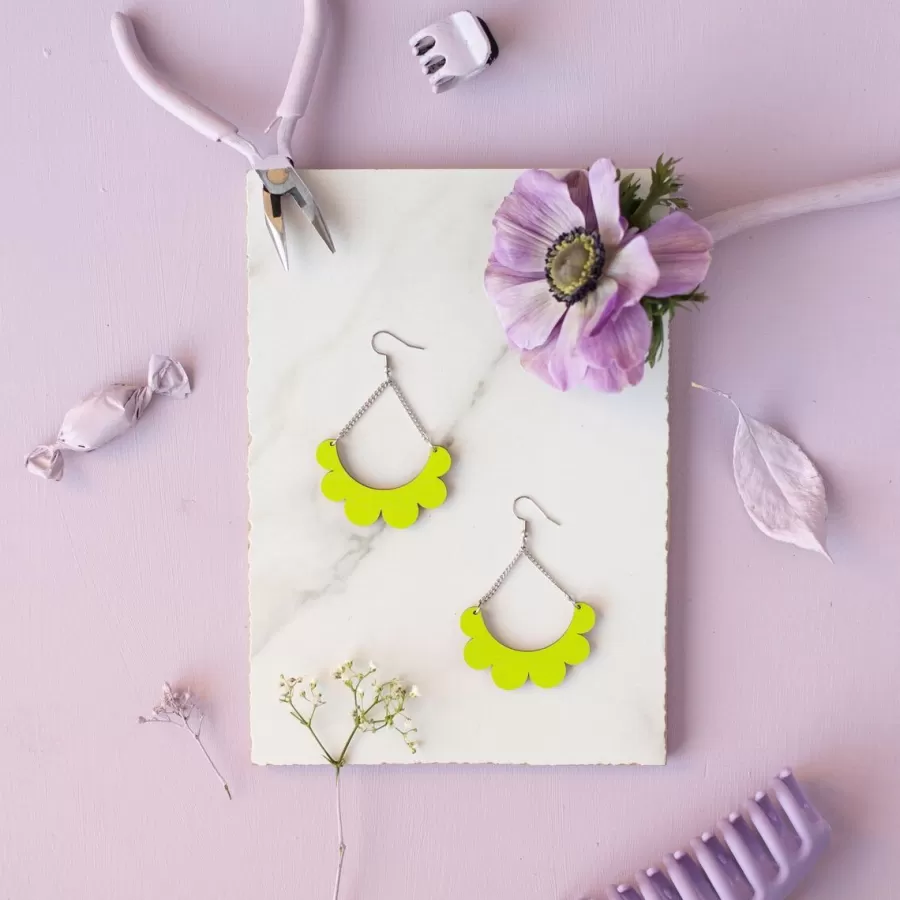 Kaarella Korvakorut, Neon>Maanantaimalli Cheap