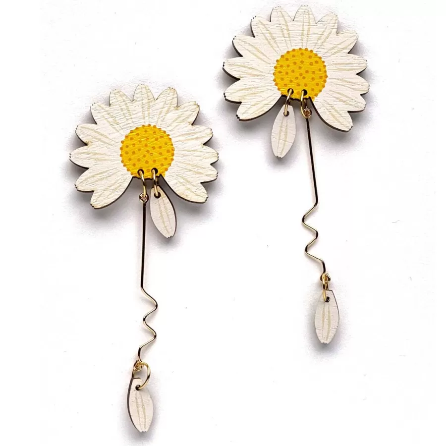 Loves Me Korvakorut, Valkoinen>Crazy Granny Designs Discount