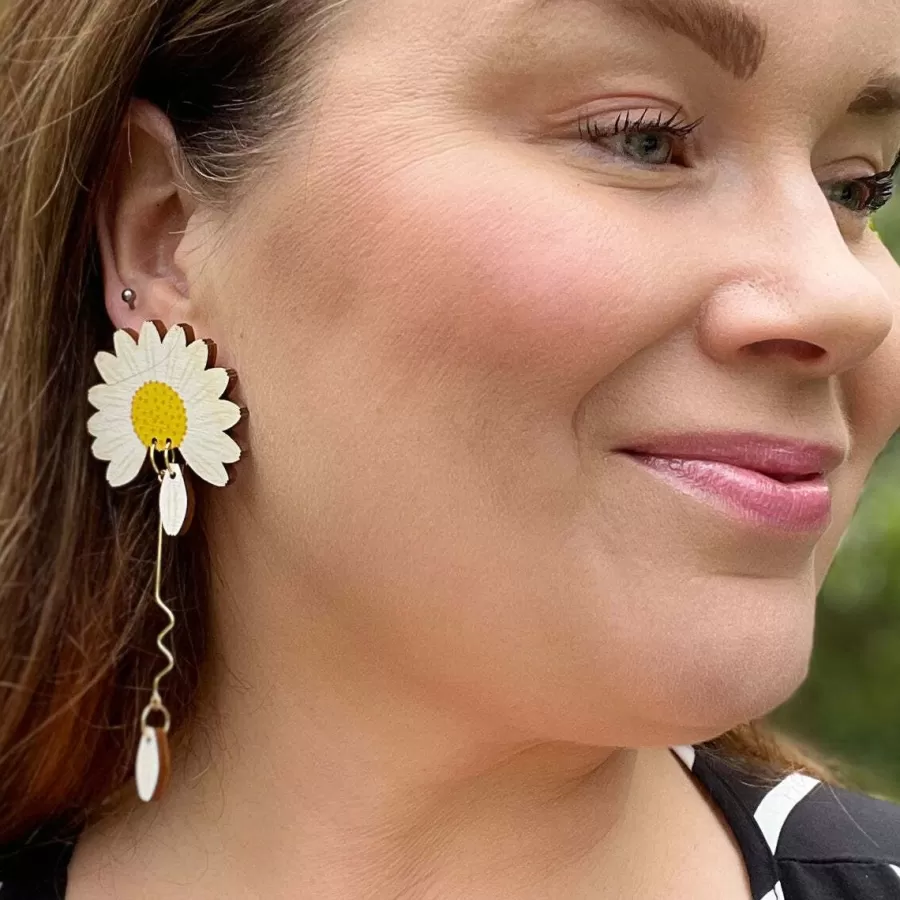 Loves Me Korvakorut, Valkoinen>Crazy Granny Designs Discount