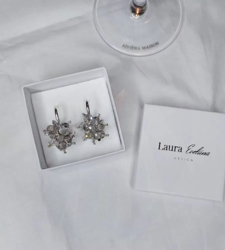 Lux Silver Dust Korvakorut>Laura Eveliina Design Shop