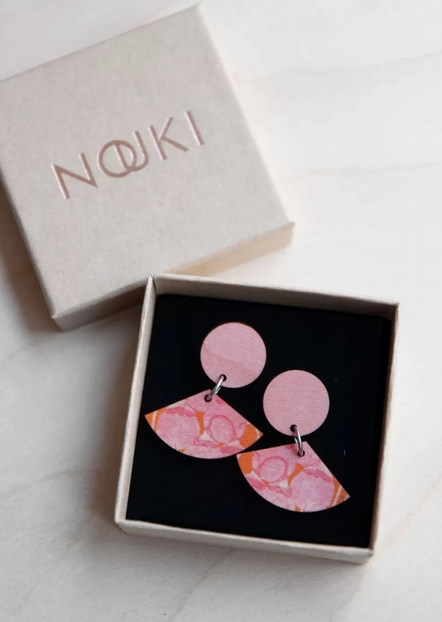 Pikku-Viuhka Korvakorut, Valokas Pinkki/Oranssi>Nouki Discount
