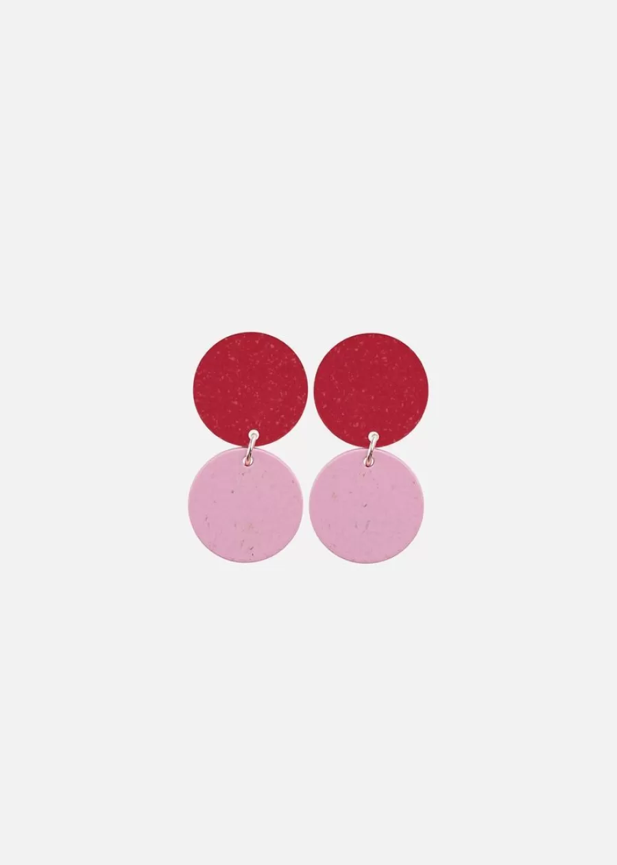 Dots Korvakorut No. 2, Juicy Red/Cherry Blossom>Papu Online