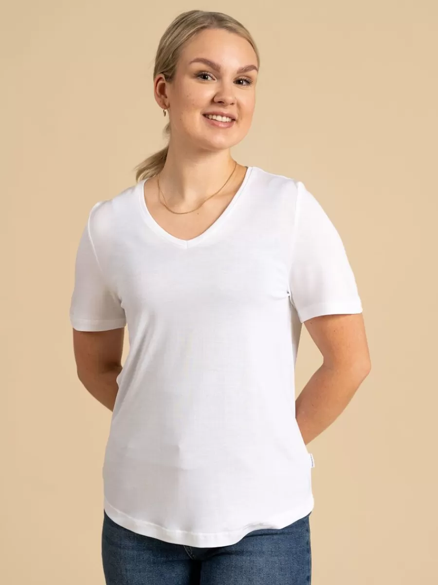 Riva Aava T-Paita, Valkoinen>Riva Clothing Hot