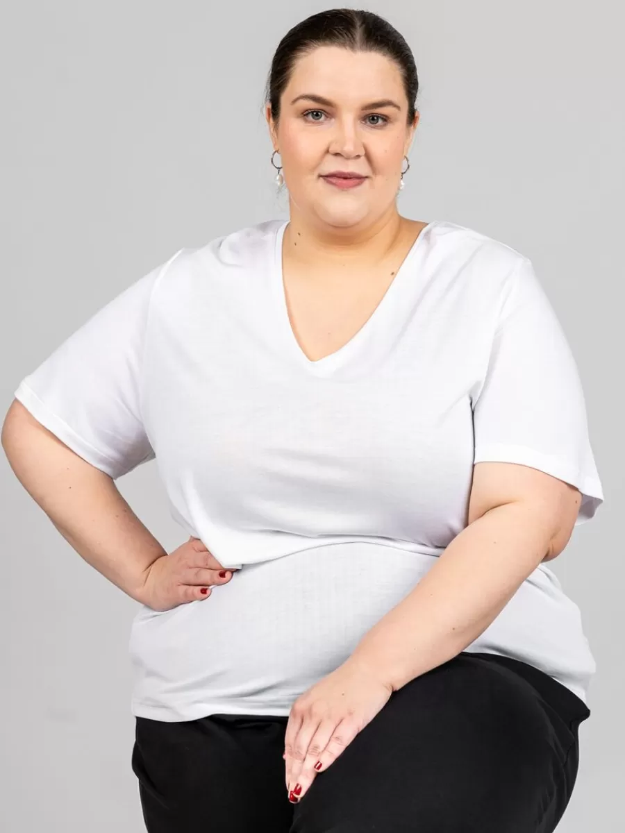 Riva Aava T-Paita, Valkoinen>Riva Clothing Hot